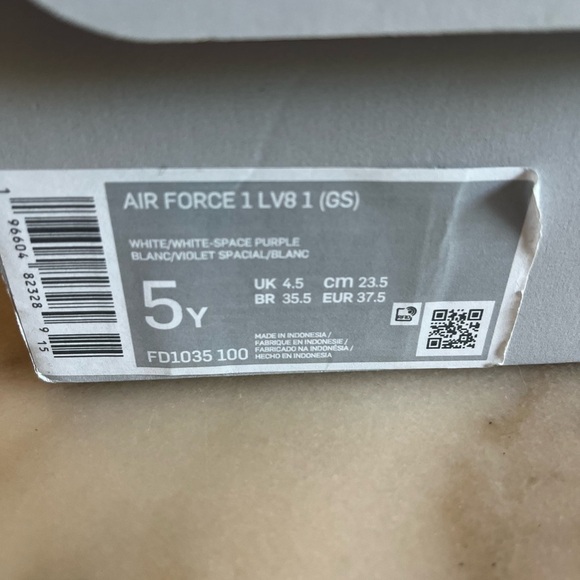 Nike Air Force 1 LV8 GS 'Fruit Colors' size 5 - Picture 9 of 9